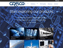 Tablet Screenshot of grelco.com